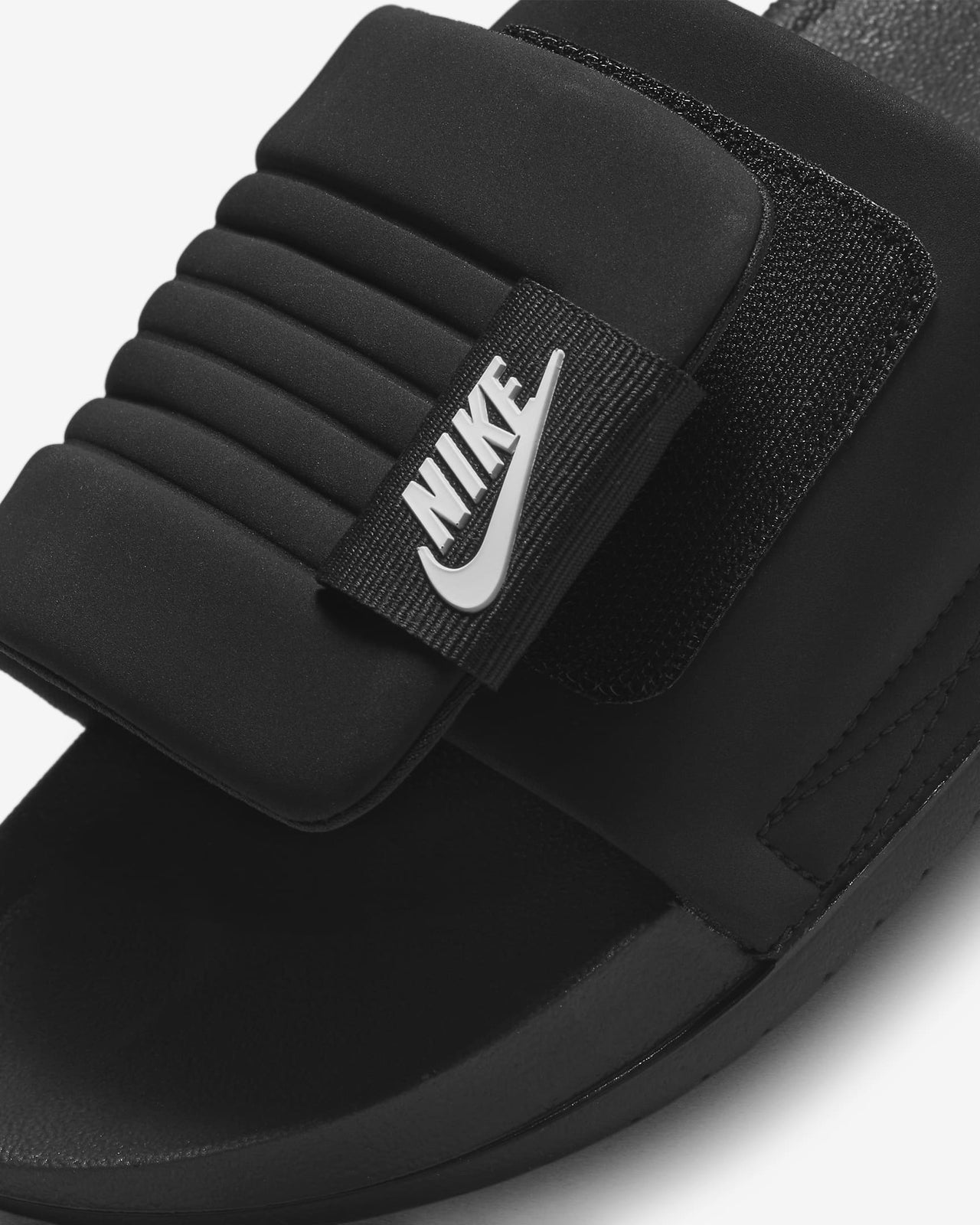 DQ9624-001 Nike Offcourt Adjust Slide Black Black White (Men's)