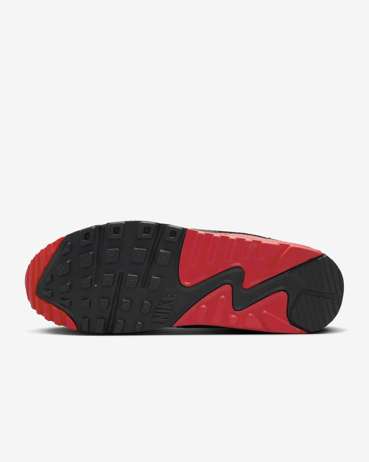 DM0029-007 Nike Air Max 90 Grey Red (Men's)