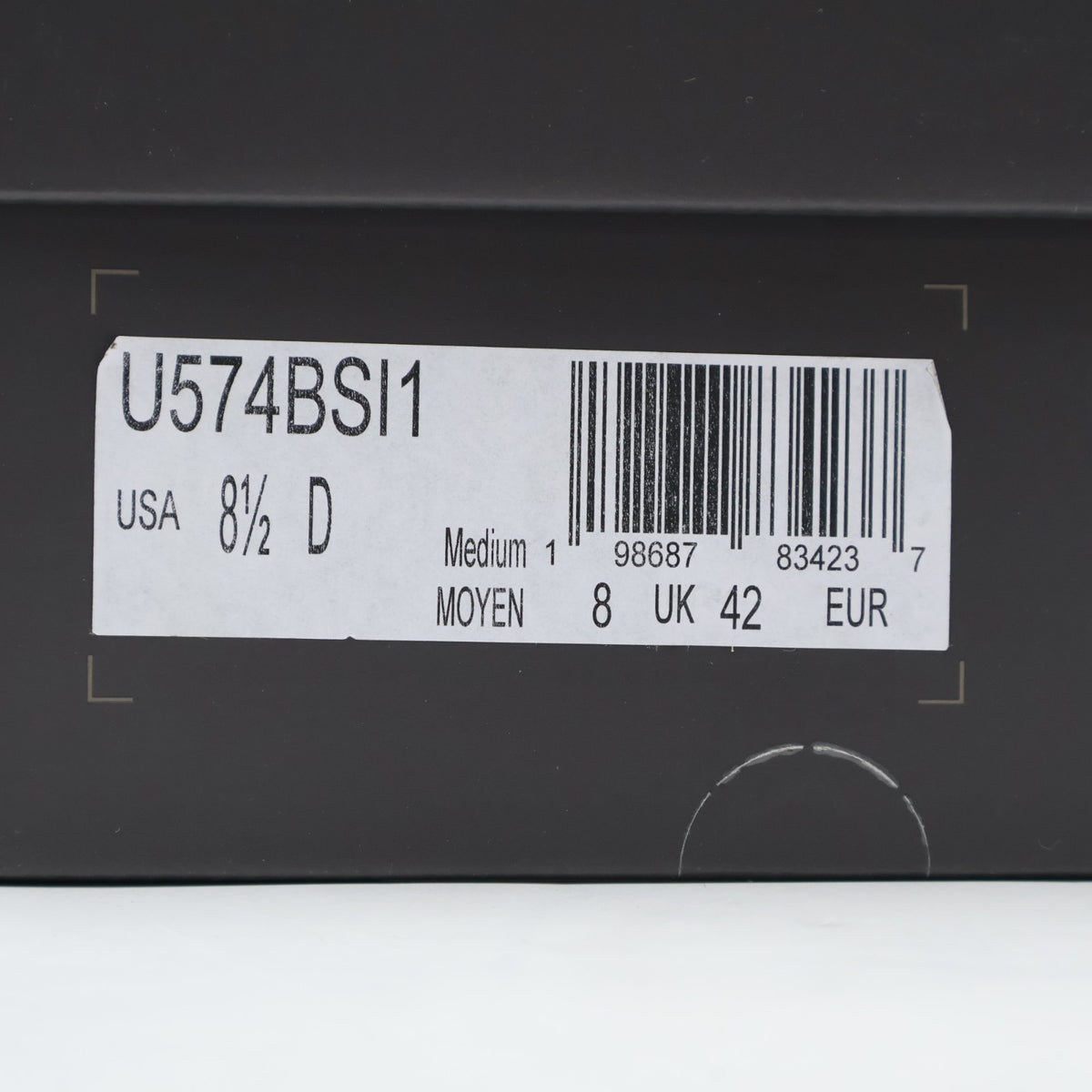 U574BSI1 Stone Island New Balance 574 Legacy Ghost Brown (Men's)