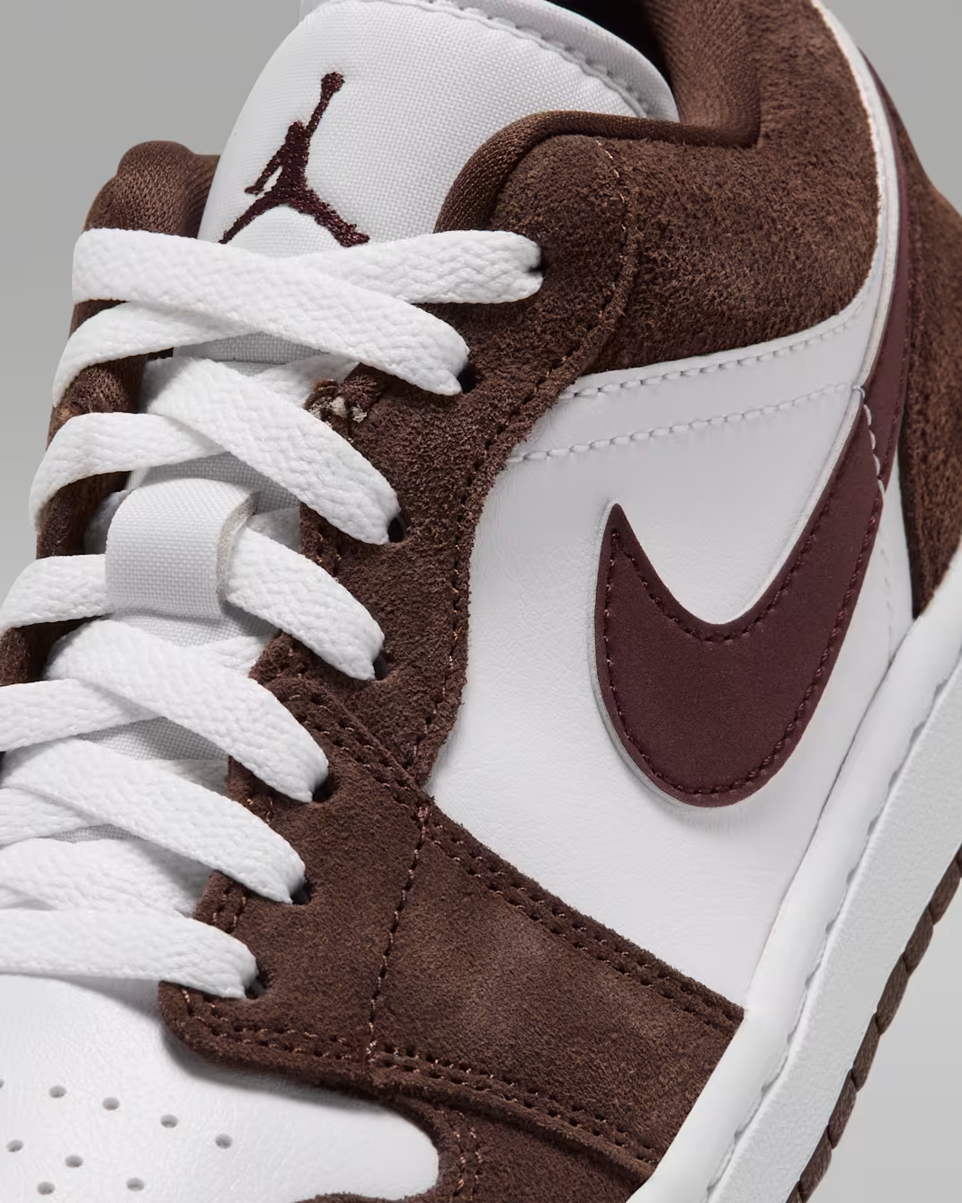 DC0774-206 Nike Air Jordan 1 Low "Cacao Wow/White" (Woman's)