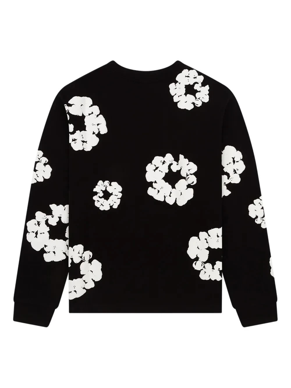 DENIM TEARS Long Sleeve Cotton Wreath Tee Black