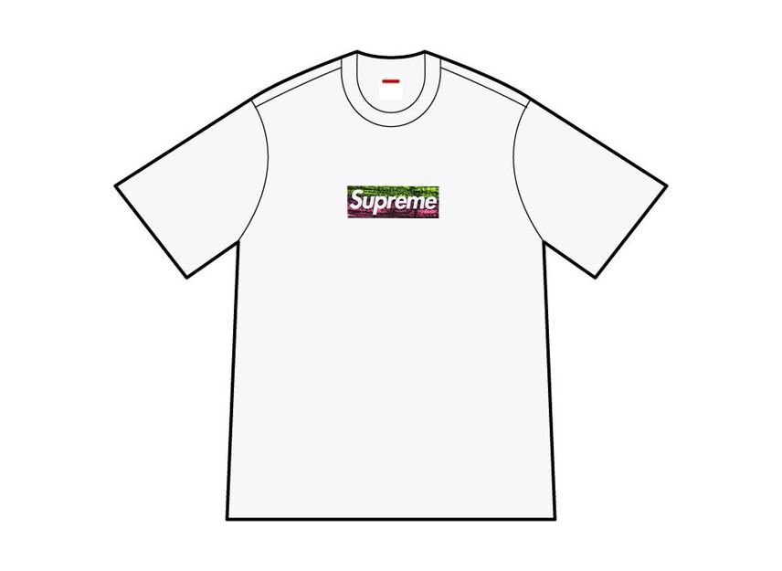 Supreme Los Angeles Fire Relief Box Logo Tee White