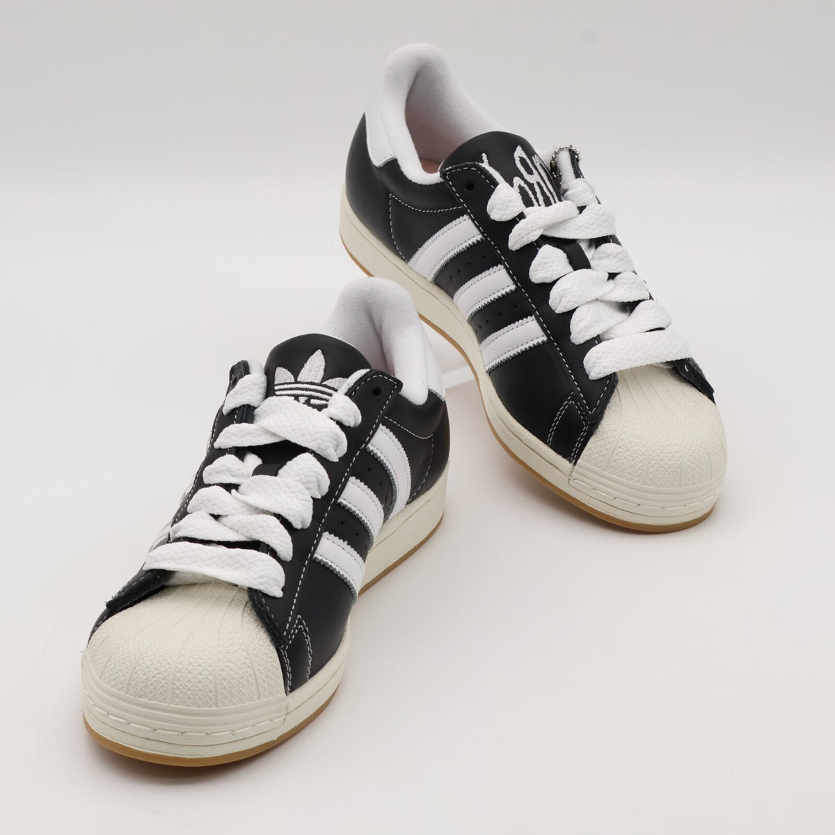IH1313 Korn adidas Originals Superstar Core Black White Better Scarlet (Men's)