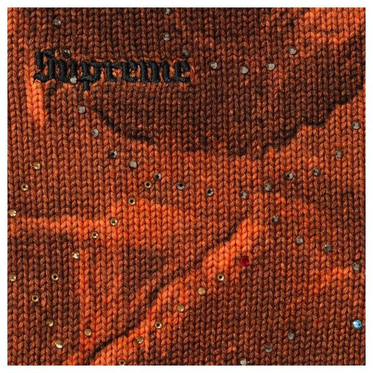 Supreme Crucifixion Sweater Orange