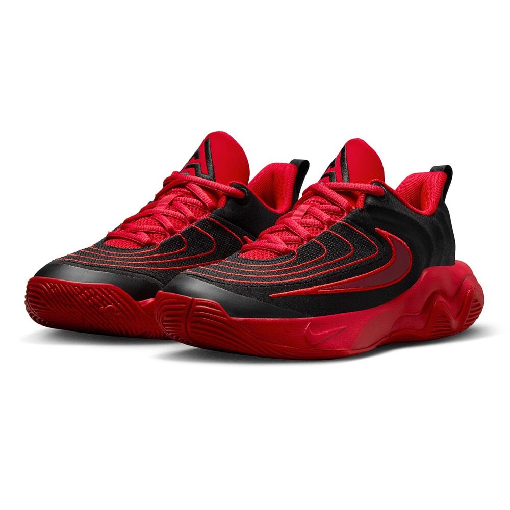 FZ6734-005 Nike GS Giannis Immortality 4 Black University Red Team Red