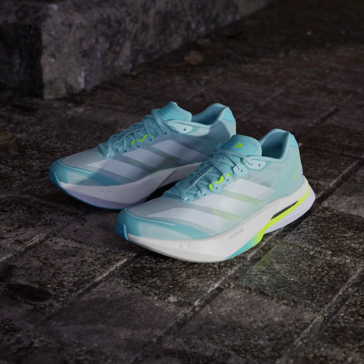 JS4957 adidas Adidas Boston 13 Seafloor Quartz Zero Metallic Lucid Lemon (Men's)
