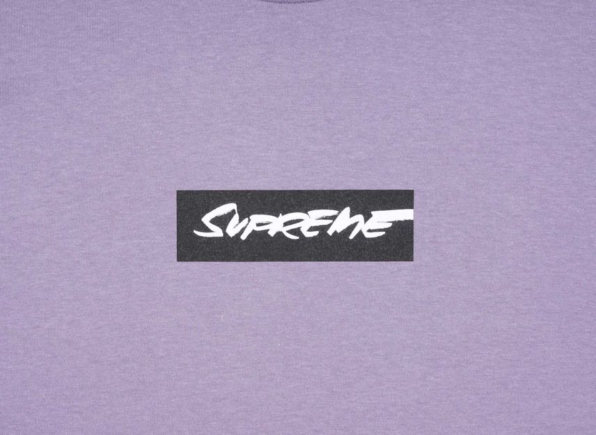 Supreme Futura Box Logo Tee Purple