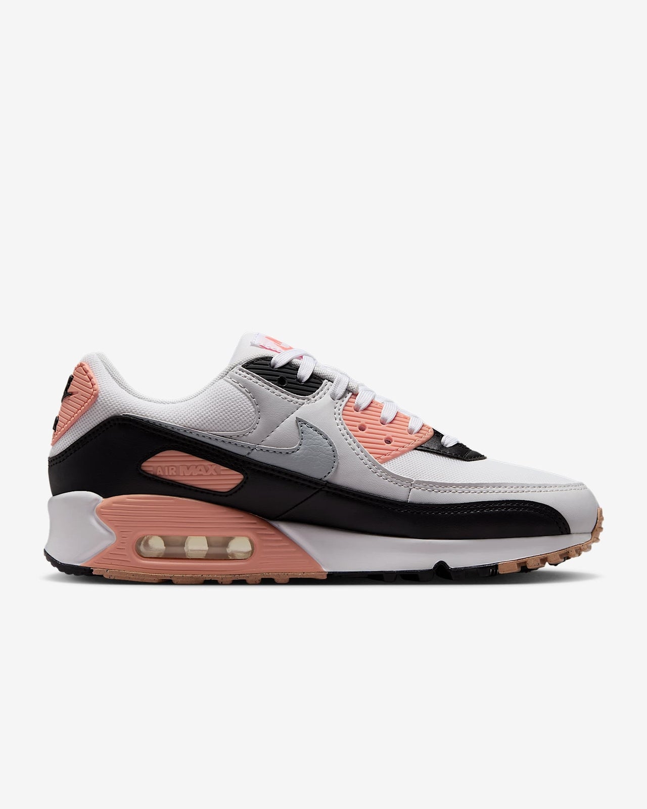 DH8010-109 Nike Air Max 90 White Black Photon Dust Wolf Grey (Women's)