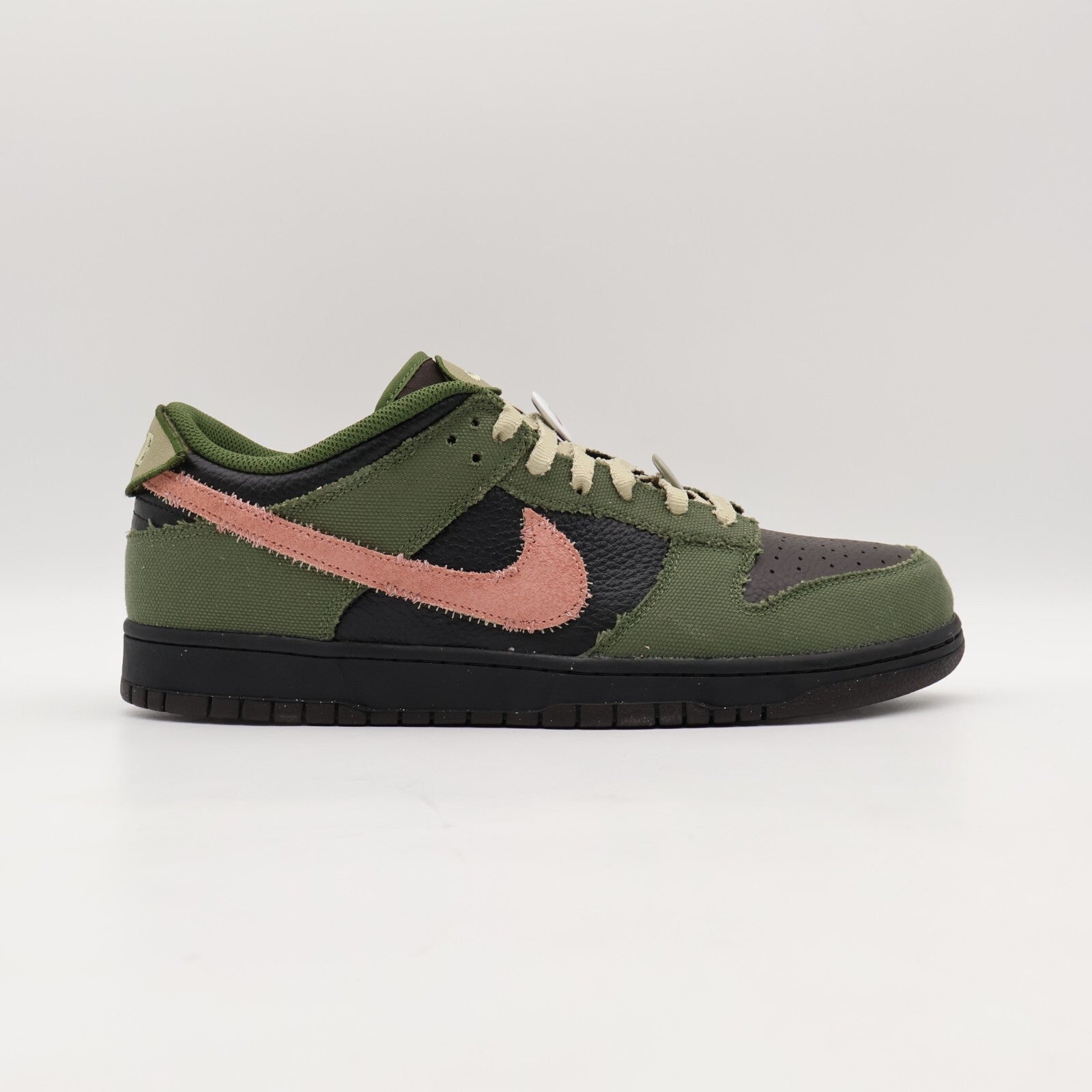 IB2256-300 Nike Dunk Low Retro LTD Army Olive Black Velvet Brown Rust (Men's)