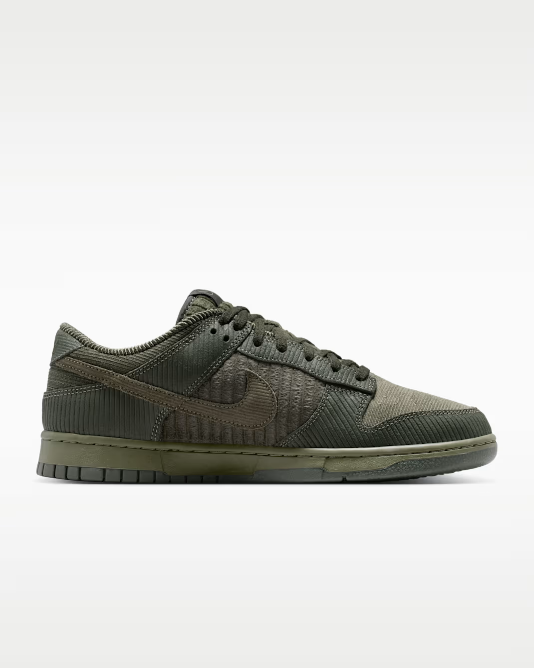 IB7746-300 Nike Dunk Low Retro PRM "Cargo Khaki/Medium Olive" (Men's)