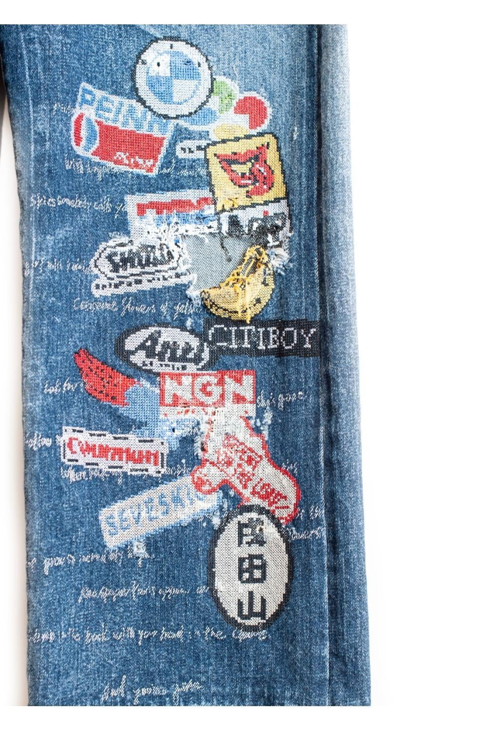 SEVESKIG vs J.W.DAVIS 2501XX Ver,Wappen Bomb INDIGO