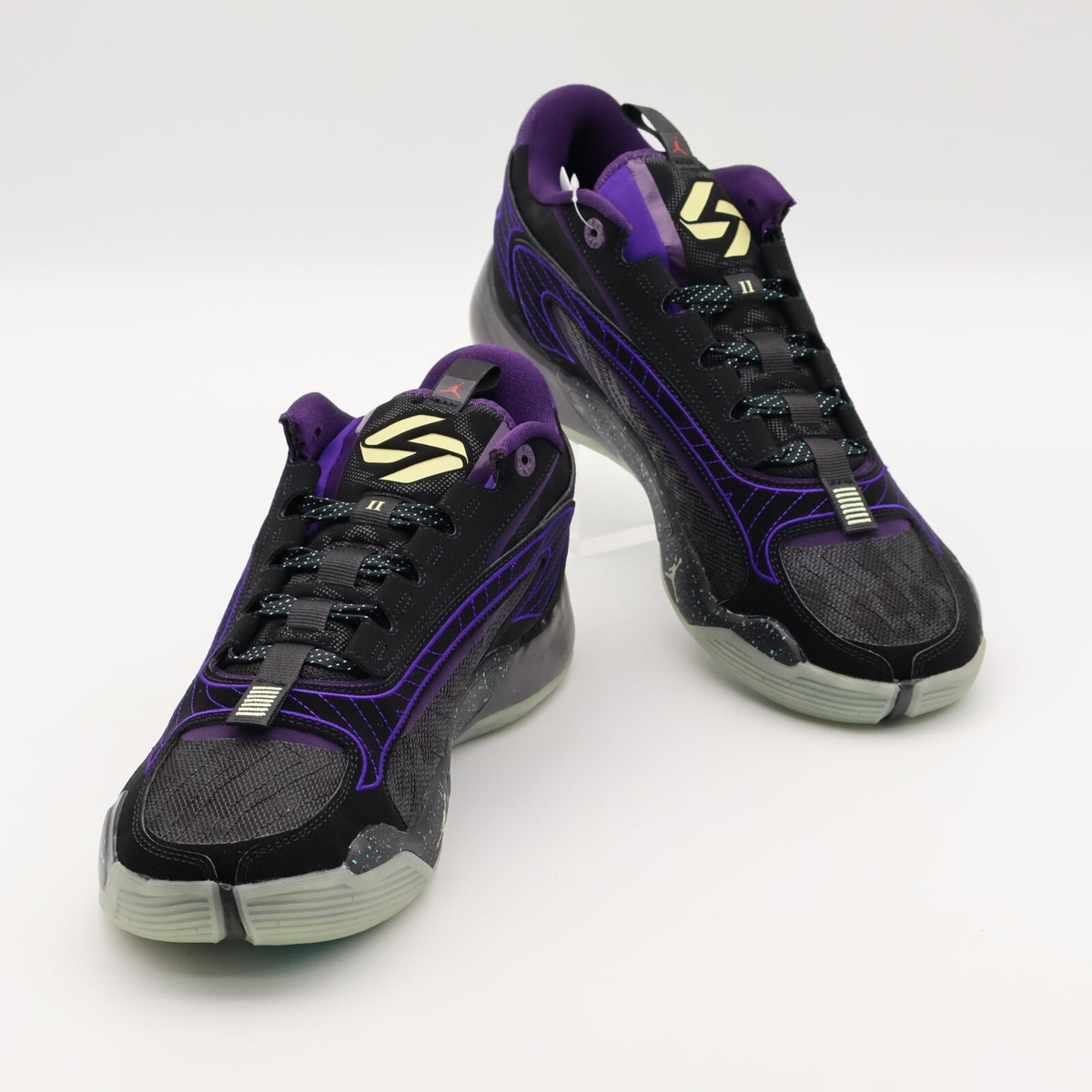 DX9012-001 Nike Jordan Luka 2 Space Hunter Black Grand Purple Green Glow (Men's)