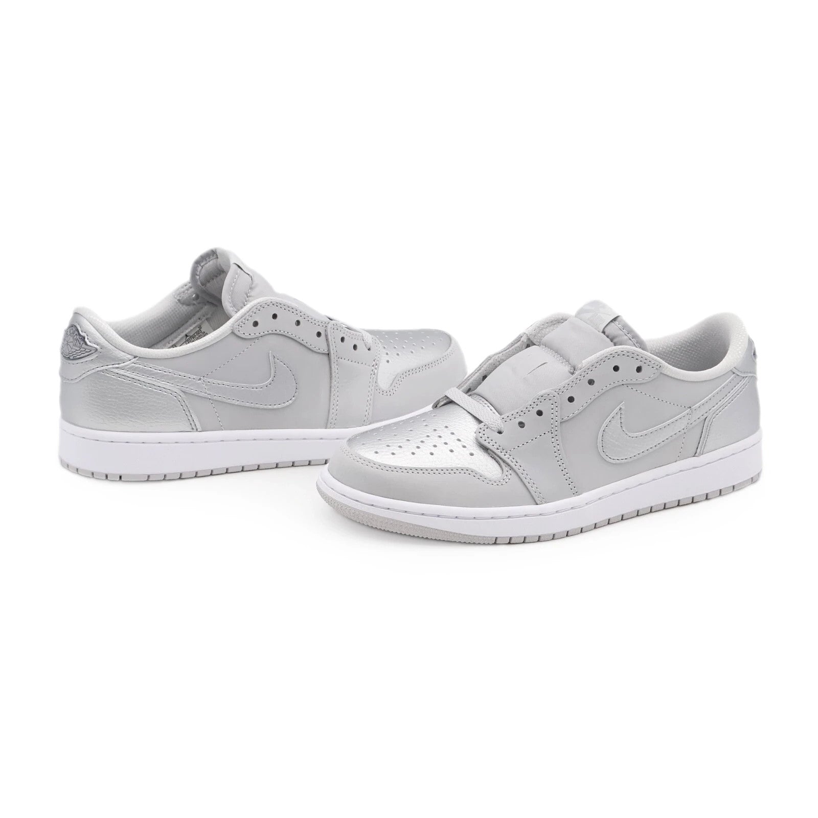 CZ0790-002 Nike Air Jordan 1 Retro Low OG Metallic Silver no Briefcase (Men's)
