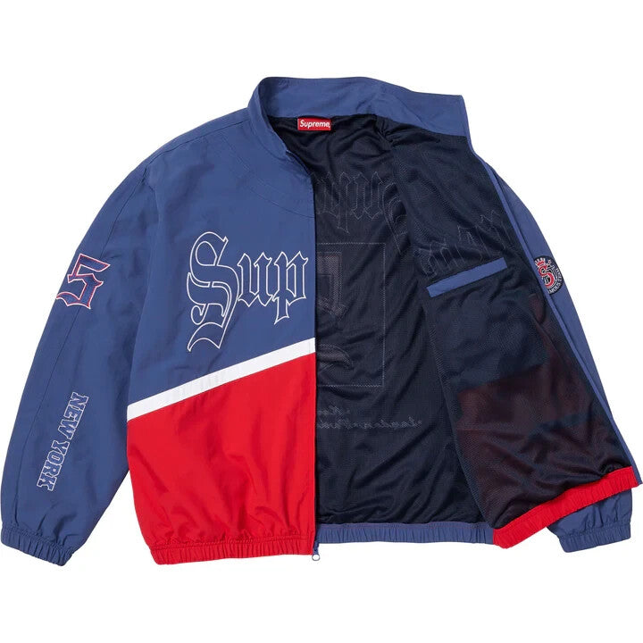 Supreme Old English Track Jacket Light Navy