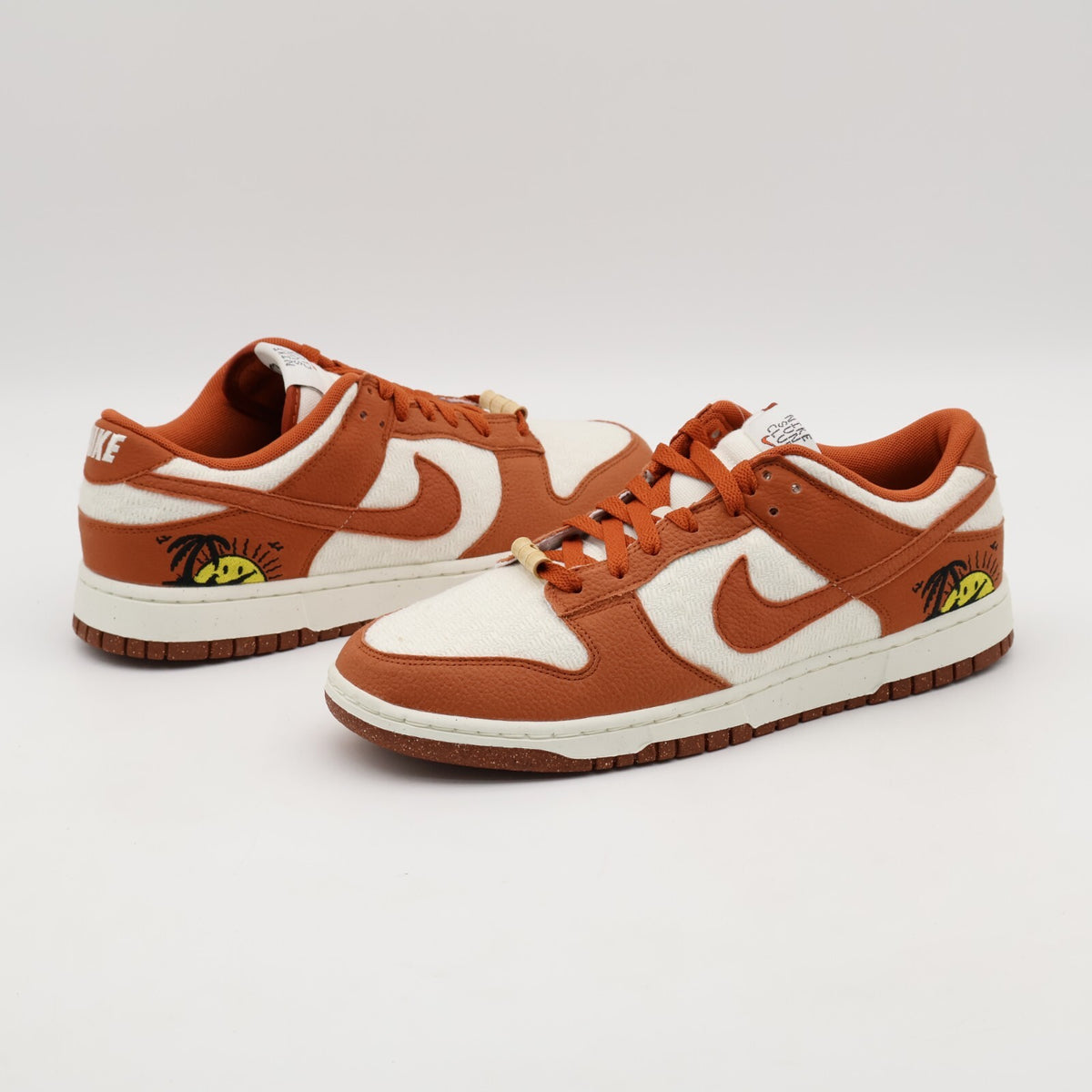 DR5475-100 Nike Dunk Low Sun Club Brown White (Women's)