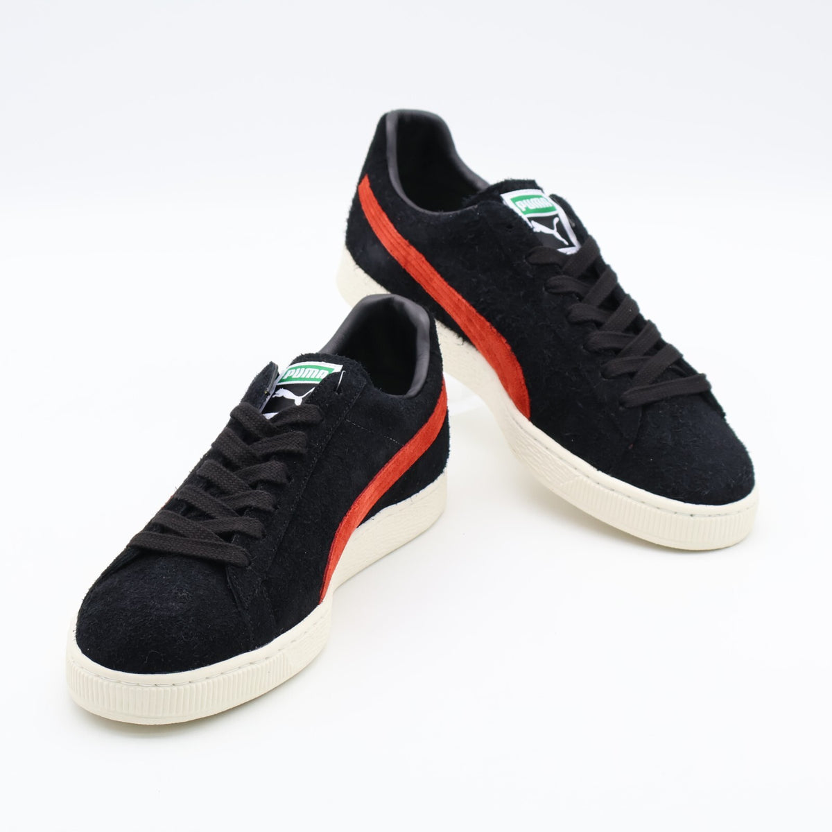 398560-01 Puma Suede MIJ Puma Black Puma Red (Men's)