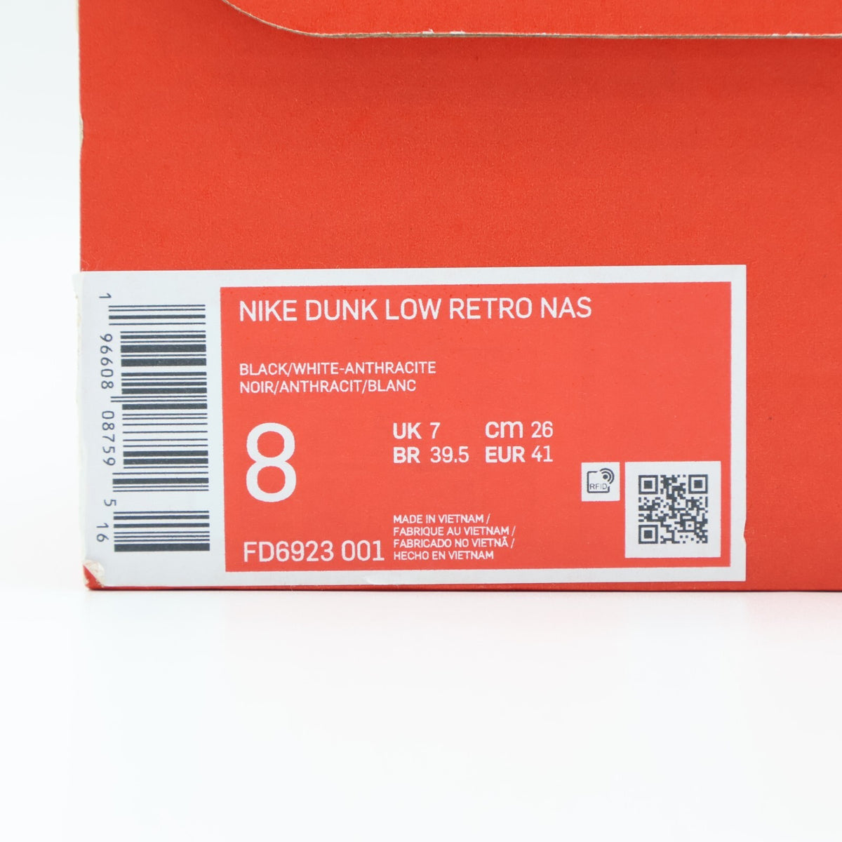 FD6923-001 Nike Dunk Low Airbrush Swoosh (Men's)