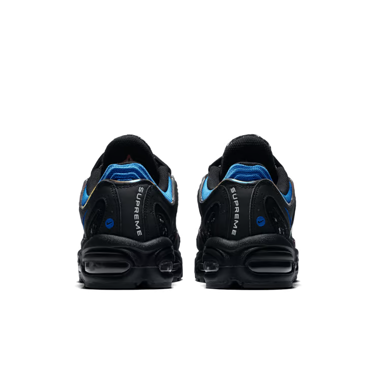 AT3854-001 Supreme Ã Nike Air Max Tailwind 4 "Black" (Men's)
