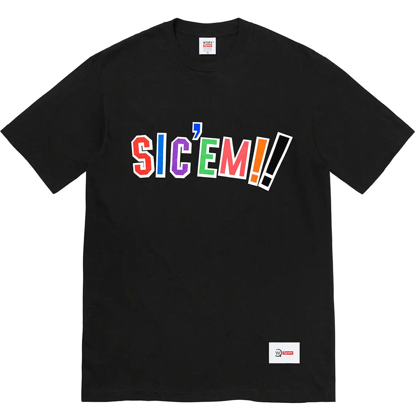 Supreme WTAPS Sic'em! Tee Black