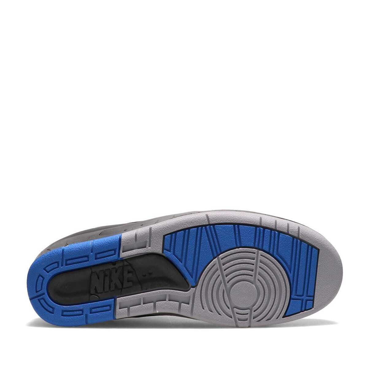 DJ4375-004 Off-White Ã Nike Air Jordan 2 Low  Black and Varsity Royal (Men's)