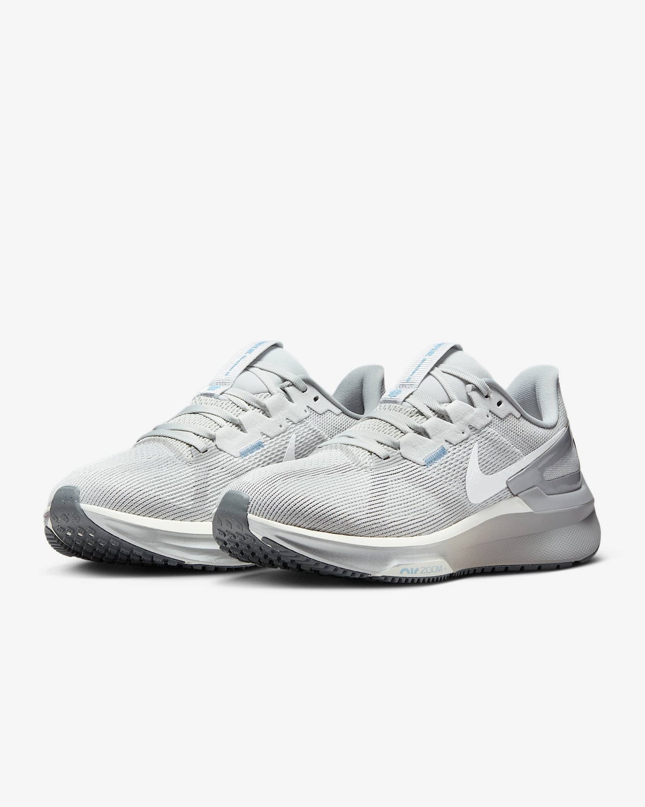DJ7884-012 Nike Structure 25 Photon Dust Light Smoke Grey Psychic Blue (Women's)
