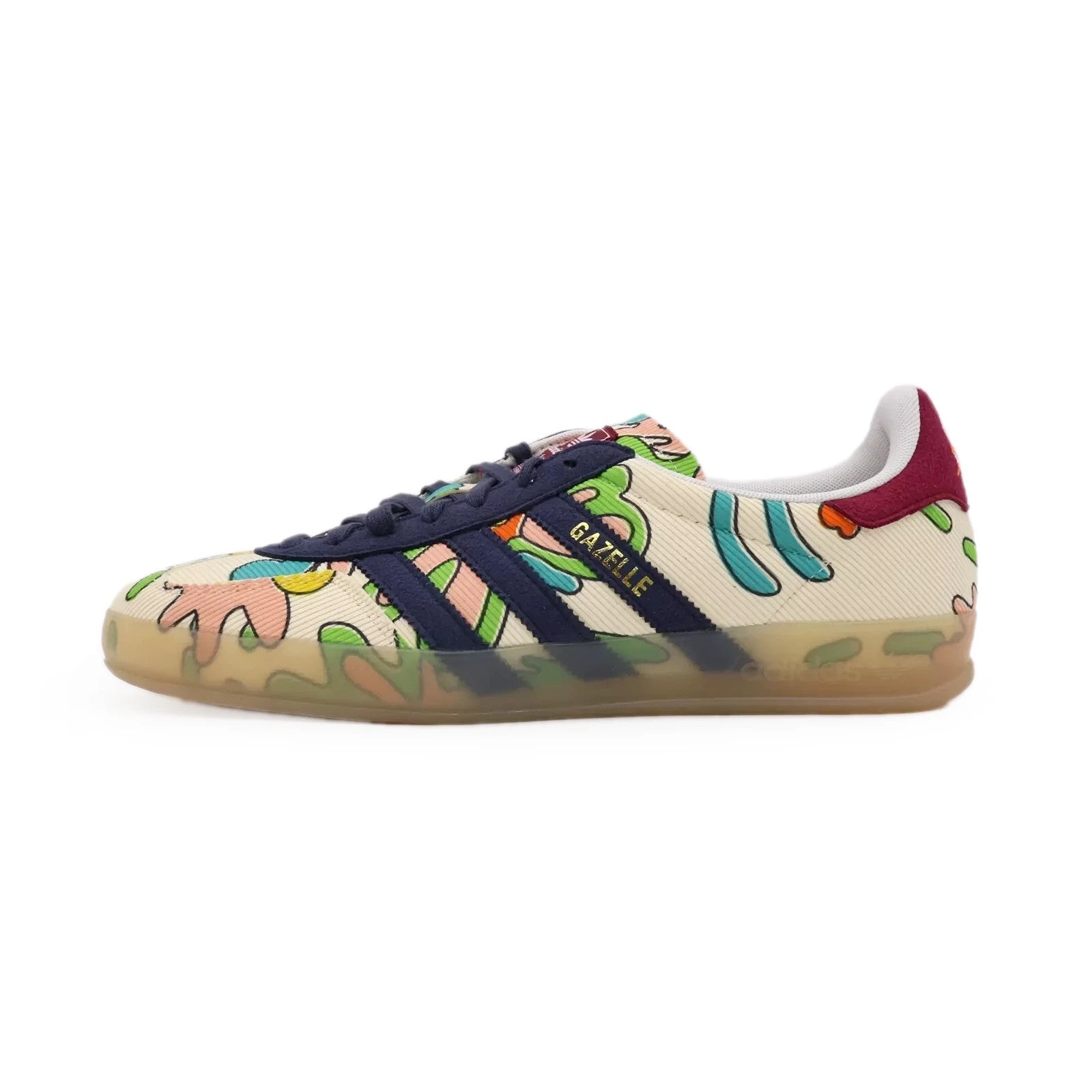 IG2849 Sean Wotherspoon Ã adidas Gazelle Indoor Corduroy Ecru Tint Shadow Navy