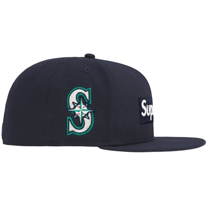 Supreme MLB New Era Teams Box Logo Seattle Mariners Navy