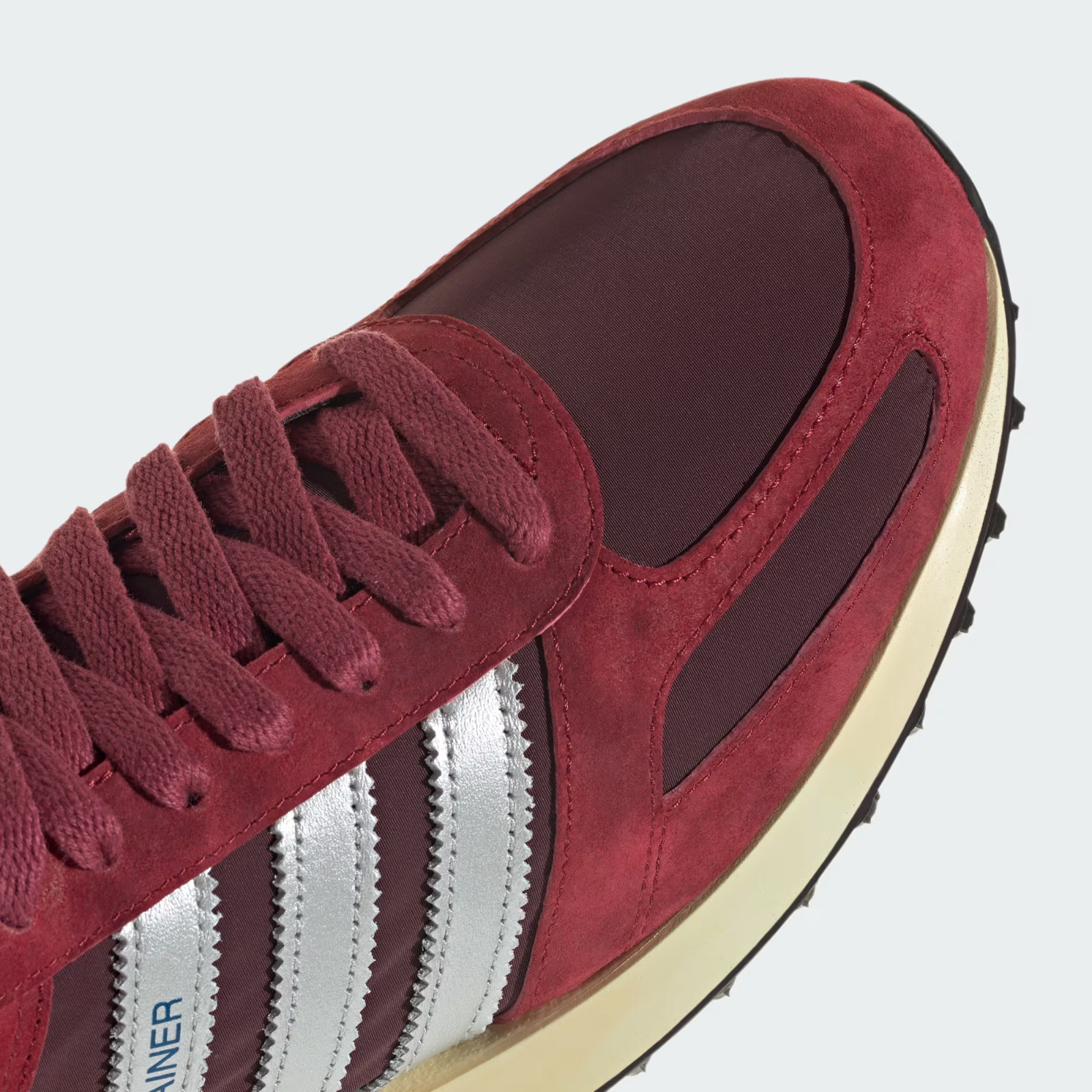 JQ5715 adidas Originals LA Trainer OG Noble Maroon Silver Metallic Maroon (Men's