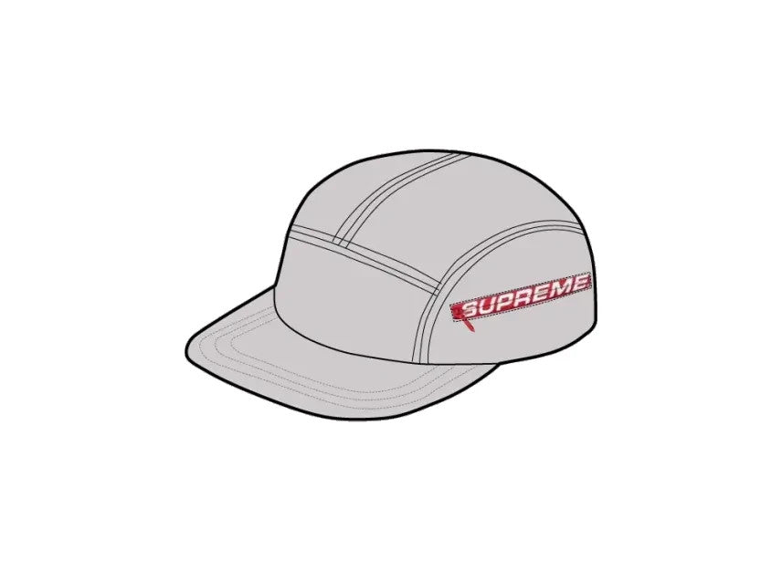 Supreme Side Zip Camp Cap "Grey"