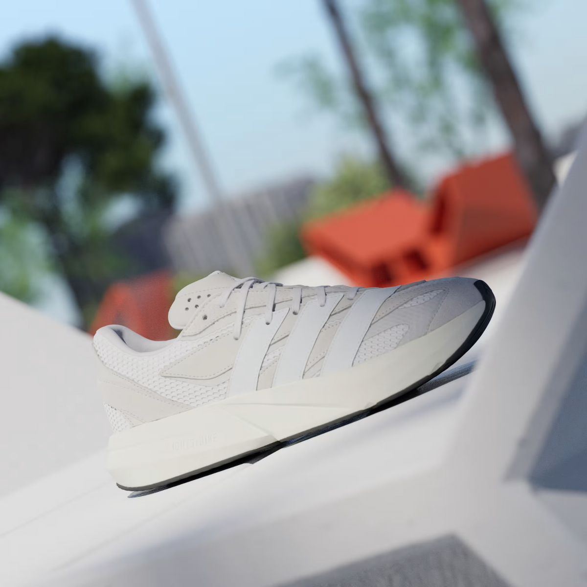 JH6942 adidas Lightblaze Crystal White/Cloud White/Grey One (Men's)