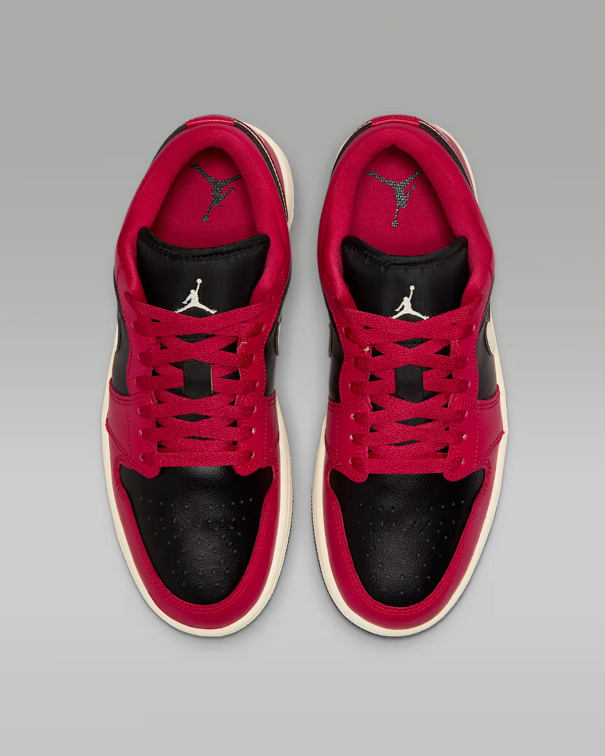 DC0774-605 Air Jordan 1 Low Mystic Hibiscus Black Coconut Milk (Women's)