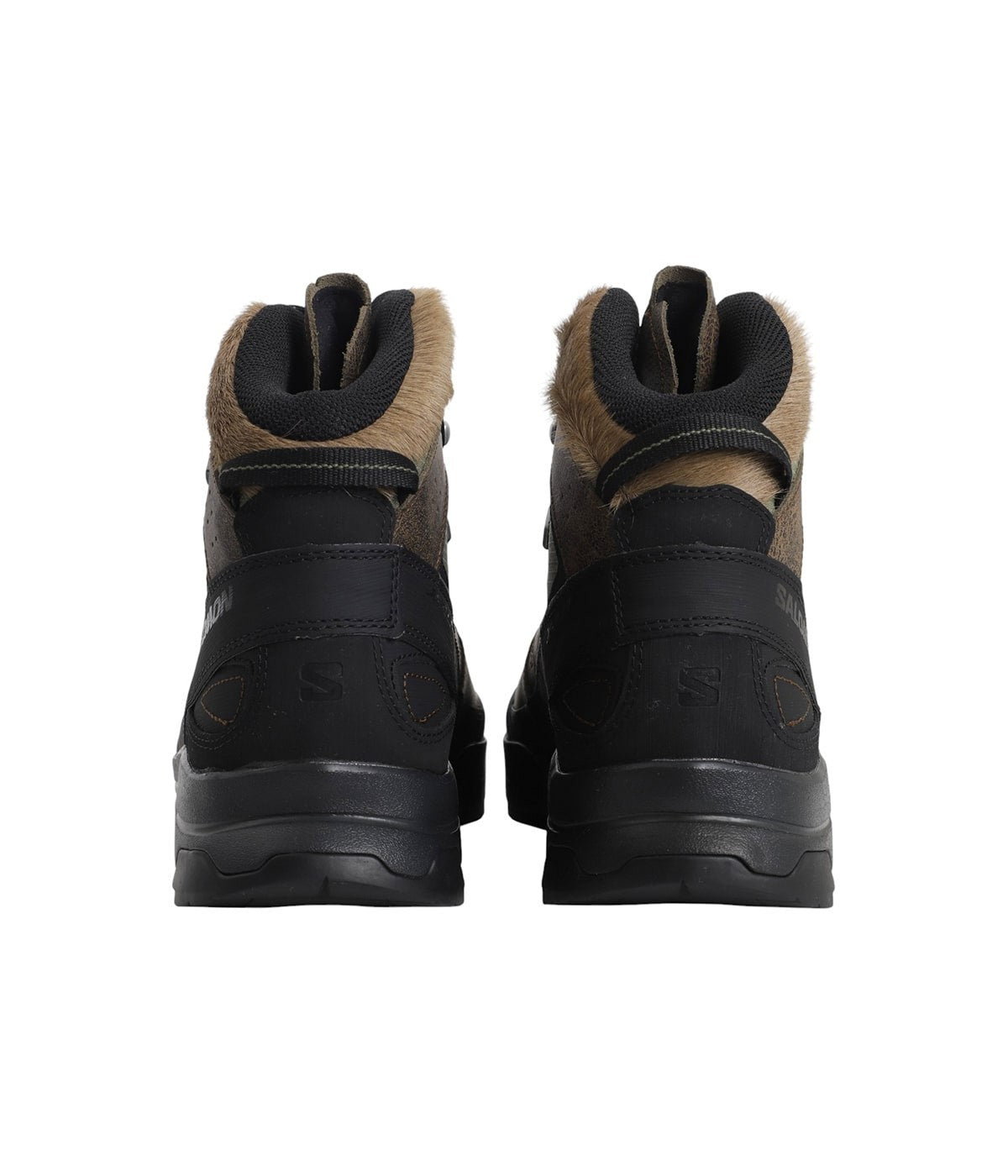 L47795900 Salomon X-ALP Mid Distressed Leather GORE-TEX Dark Earth Black (Men's)