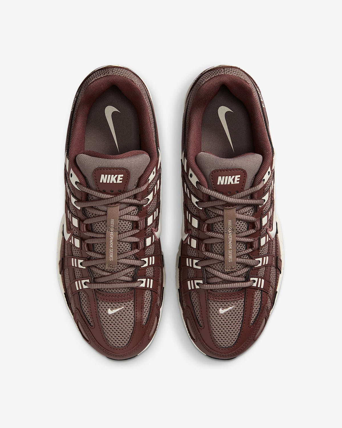 BV1021-200 Nike P-6000 Fauna Brown Mink Brown Black Soft Pearl (Women's)