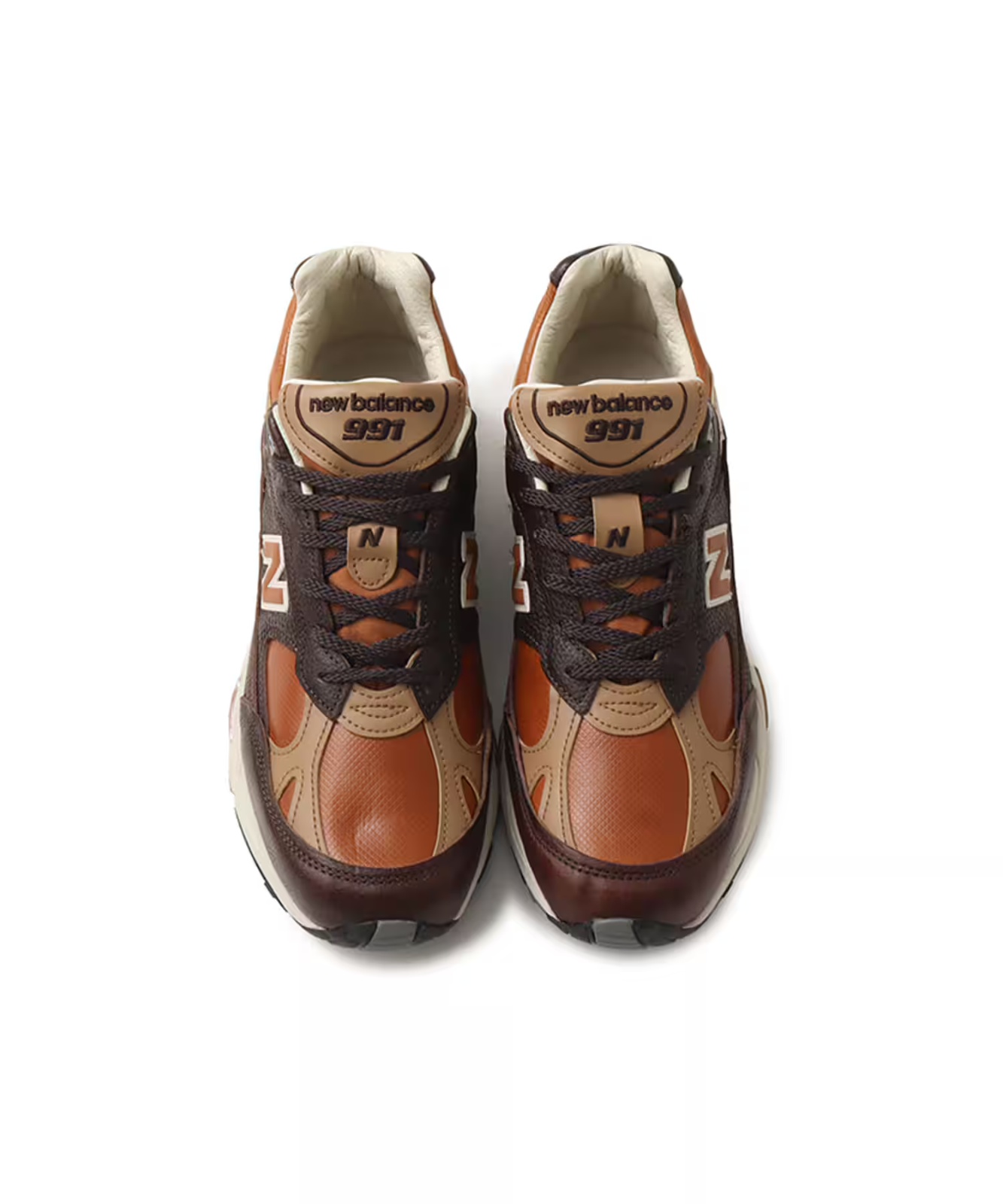 M991LB1 New Balance 991V1 Made in UK Chocolate Plum Caramel Cafe (Men's)