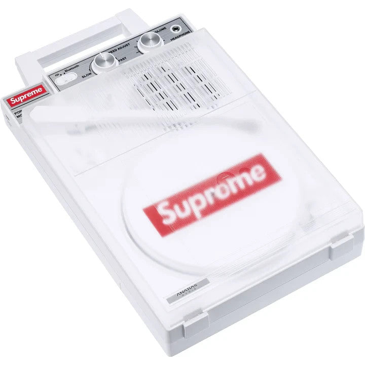 Supreme ANABAS GP-N3S Portable Record Player White