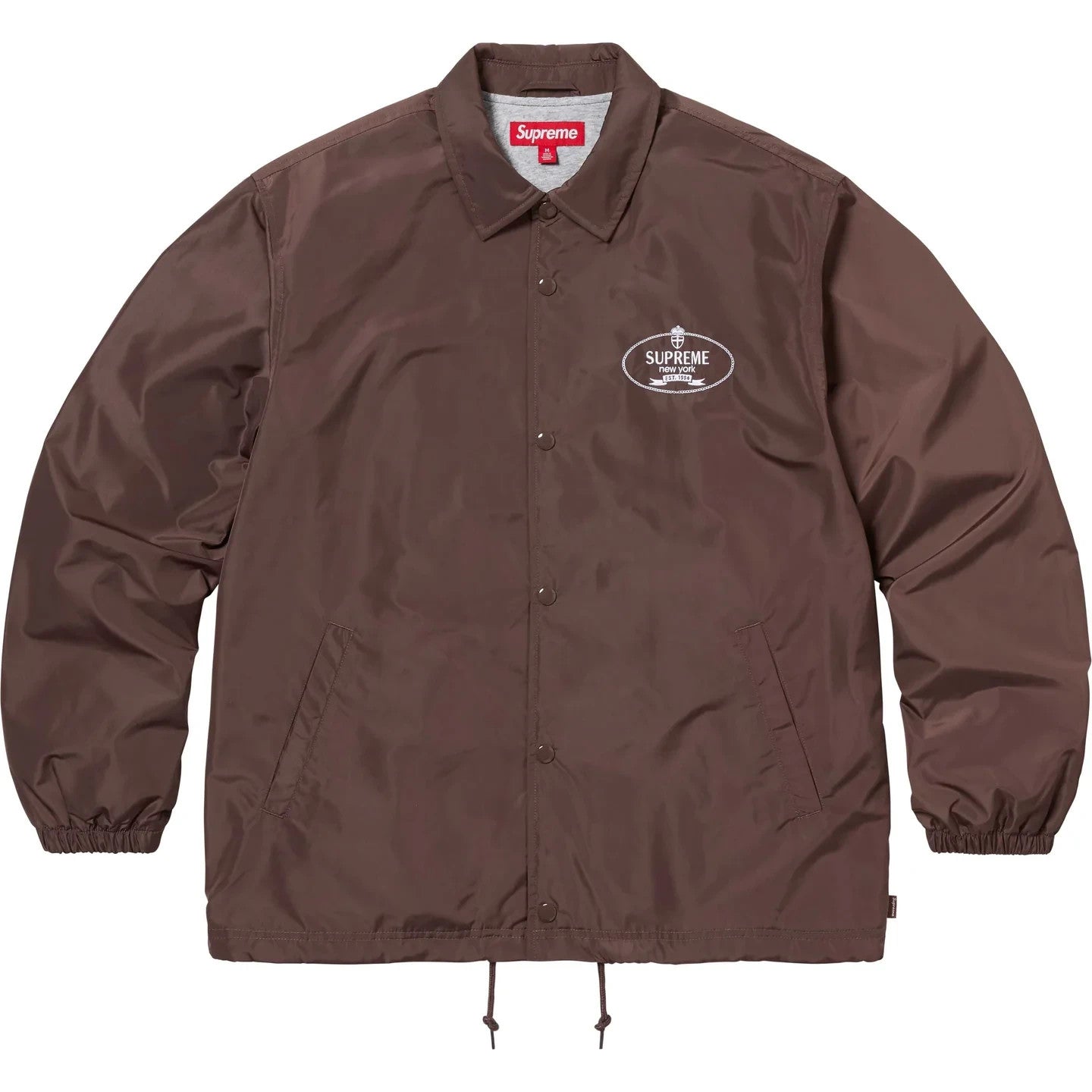 Supreme Crest Coaches Jacket Brown