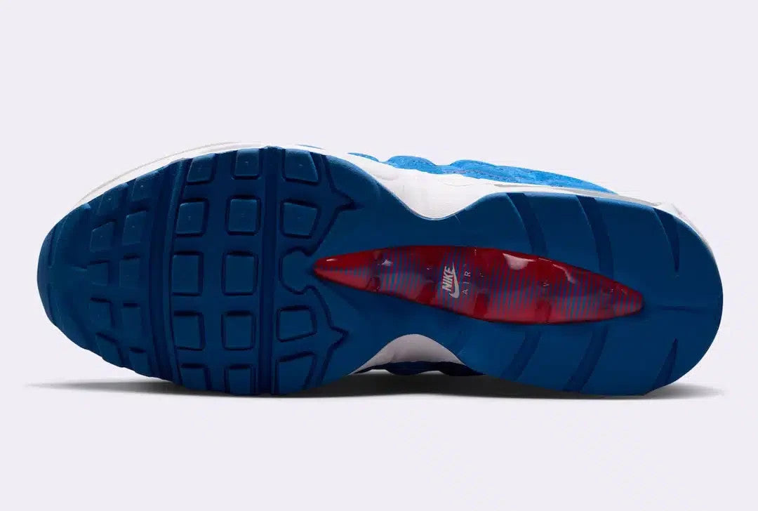 IR1944-400 Nike Air Max 95 Big Bubble "Blue Sapphire/Metallic Silver" (Men's)