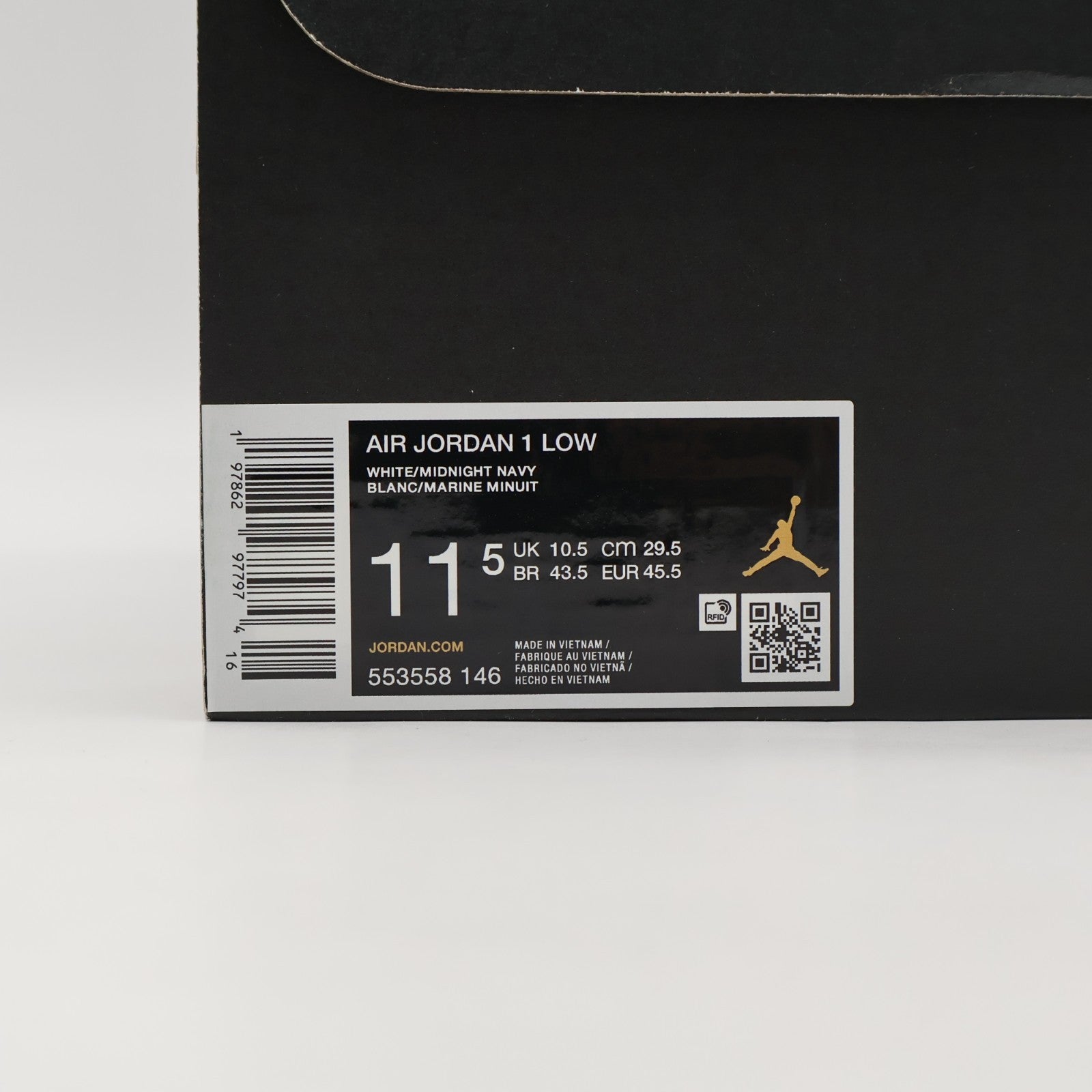 553558-146 Nike Air Jordan 1 Low Georgetown (Men's)