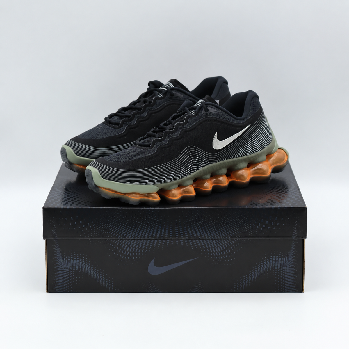 IQ7635-002 Nike Air Liquid Max "Black/Light Army" (Men's)