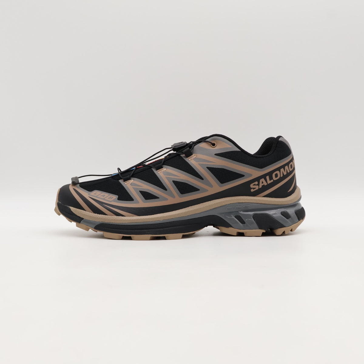 L47582400 Salomon XT-6 Black Portabella Pewter (Men's)