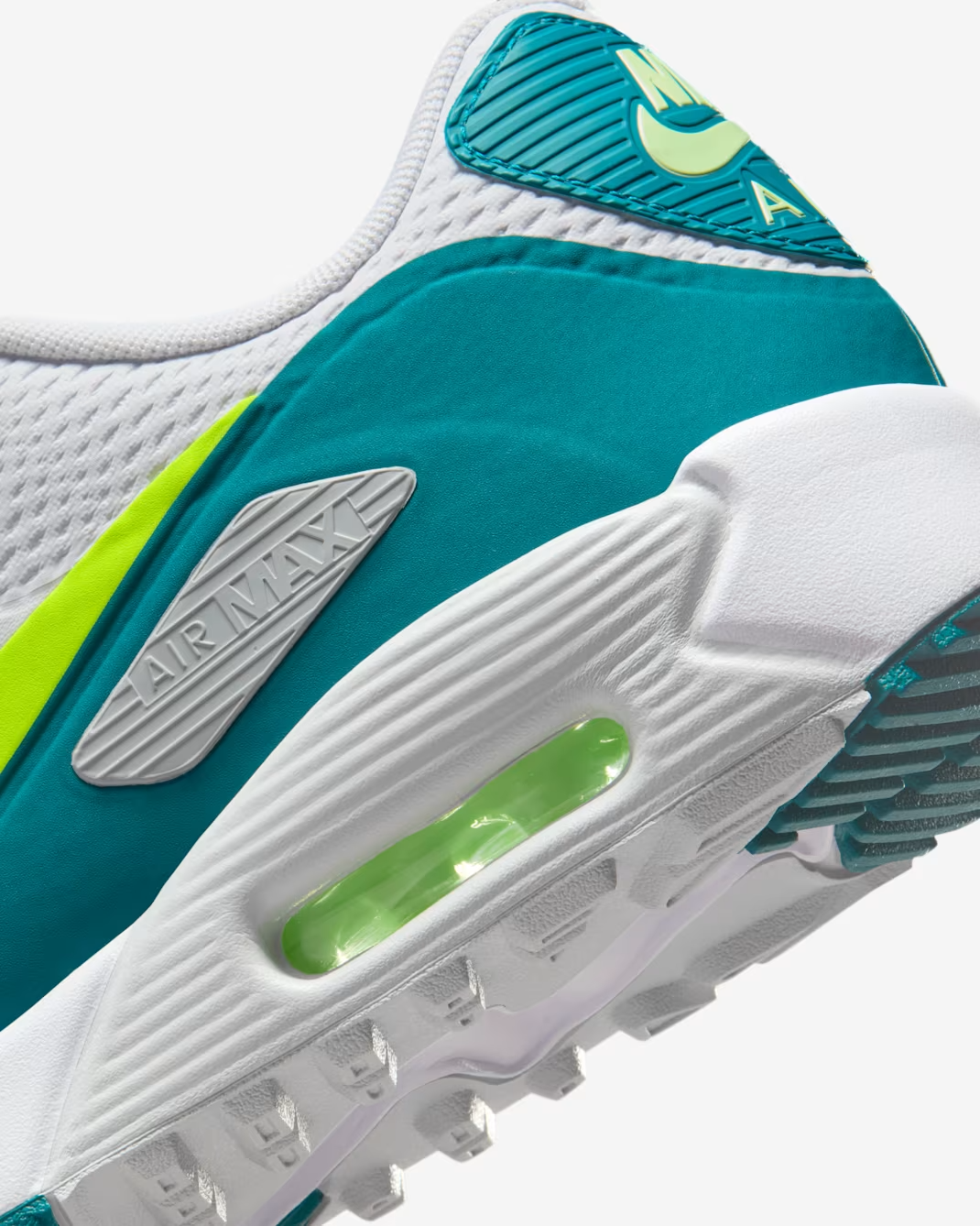 HV9305-104 Nike Air Max 90 Golf White Bright Spruce Volt (Men's)