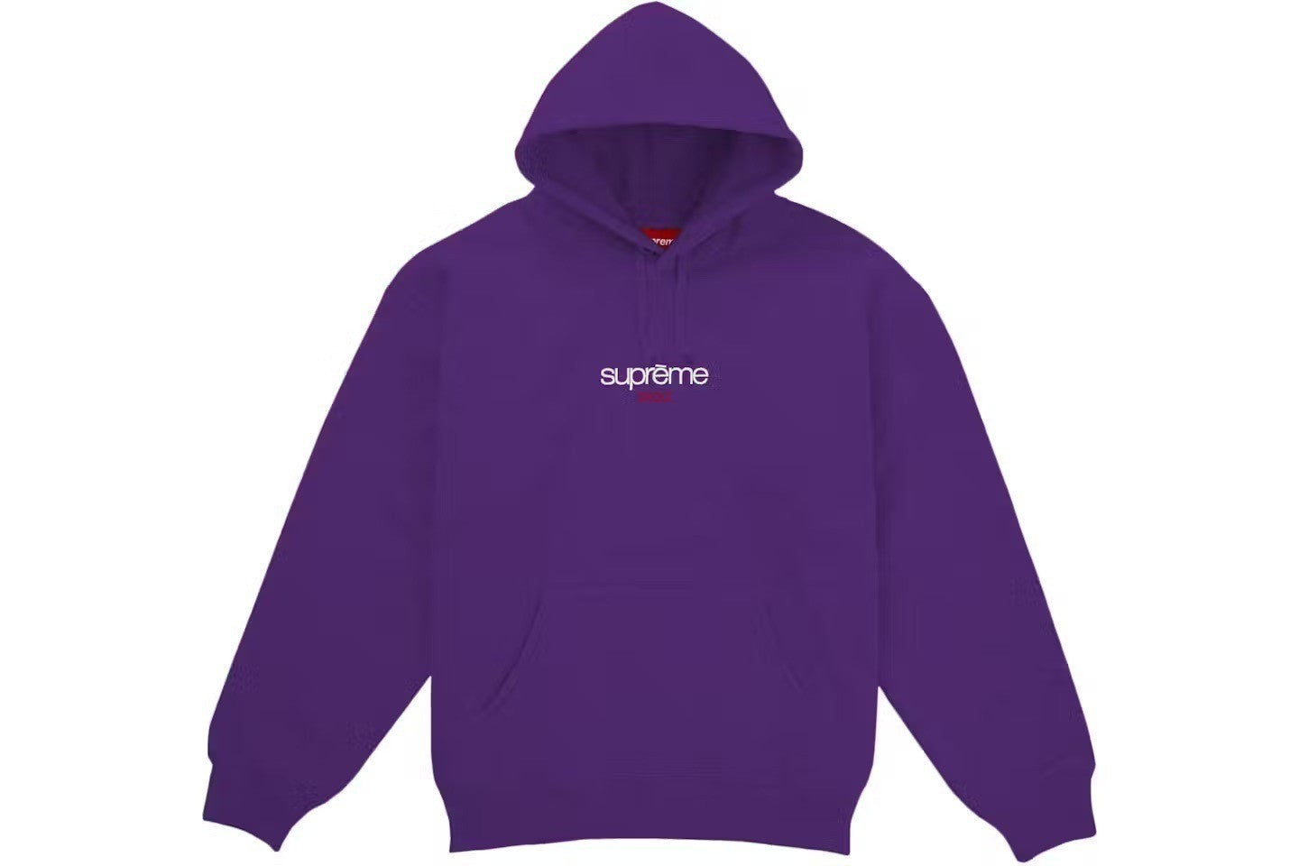Supreme Classic Logo Shop Hooded Sweatshirt (Seoul) Purple