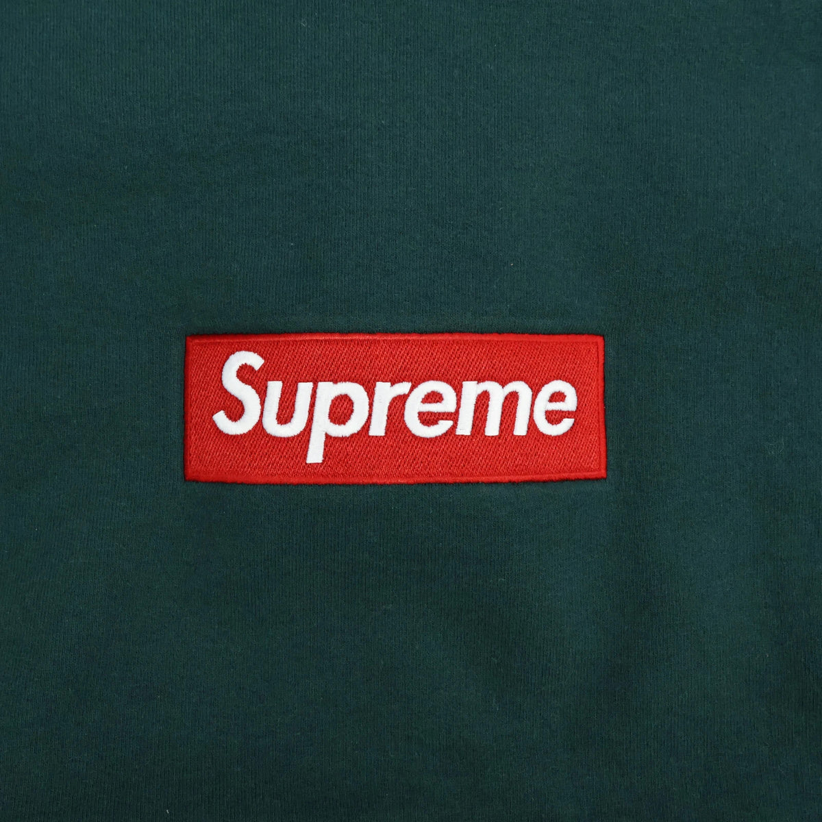 Supreme Box Logo Crewneck Dark Pine (22FW)
