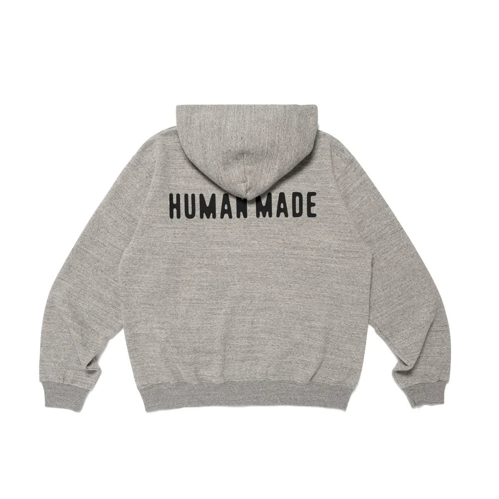 HUMAN MADE Classic Zip-Up Sweat Hoodie Gray