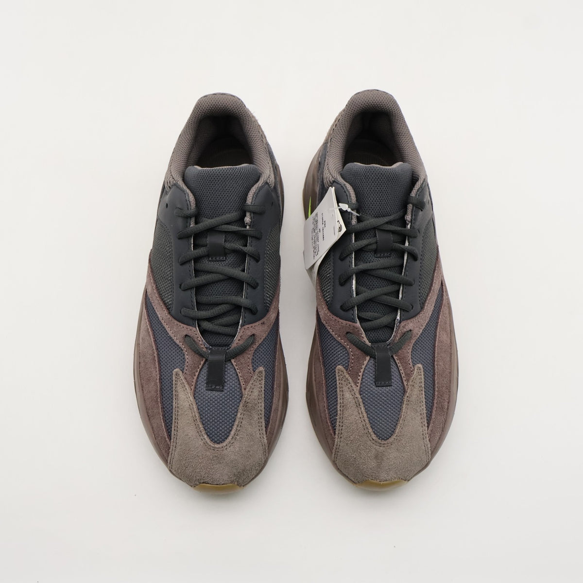 EE9614 Adidas Yeezy Boost Waver Runner Mauve Dark Grey Yellow Charcoal Gray