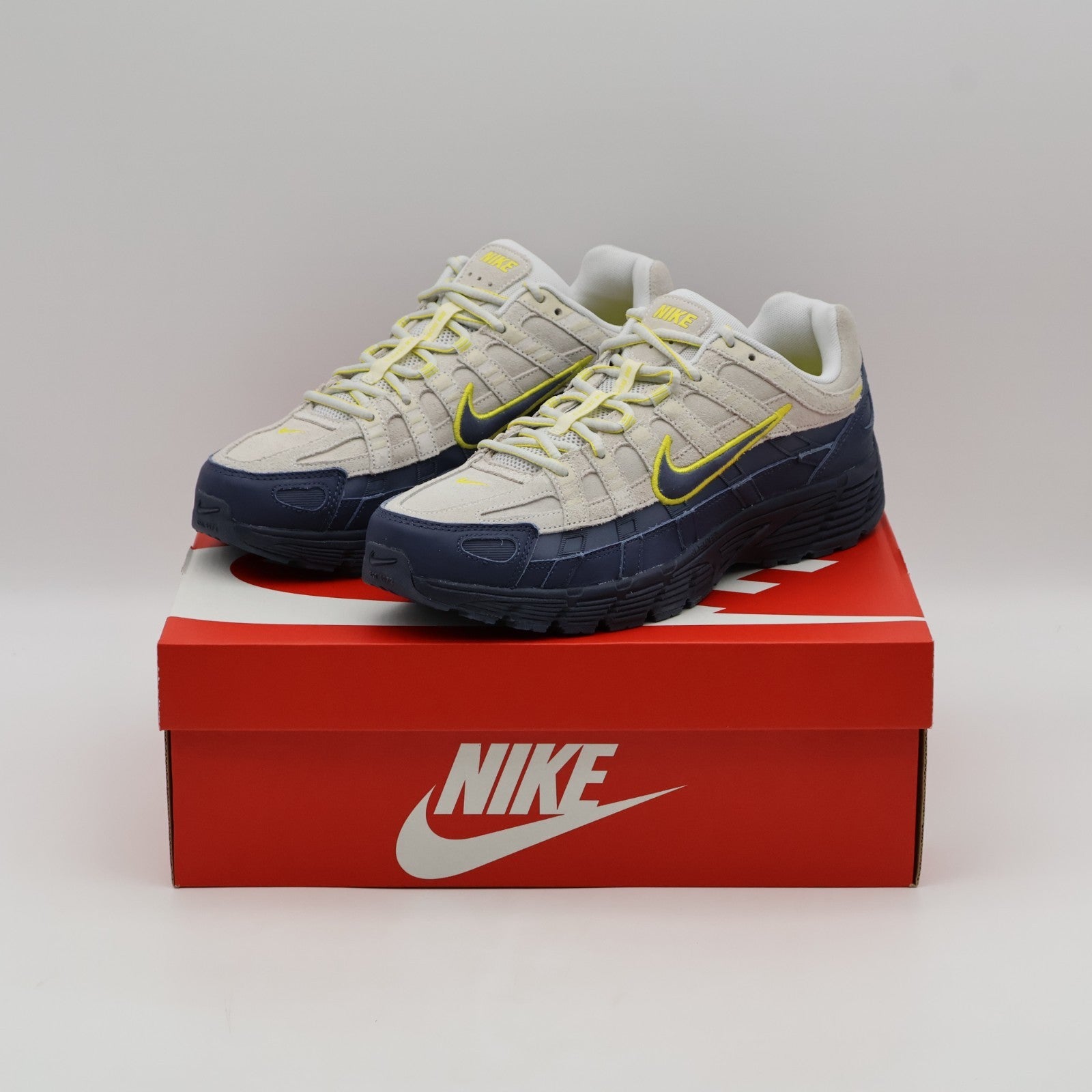 IF0668-100 Nike P-6000 PRM White Thunder Blue Lightning (Men's)