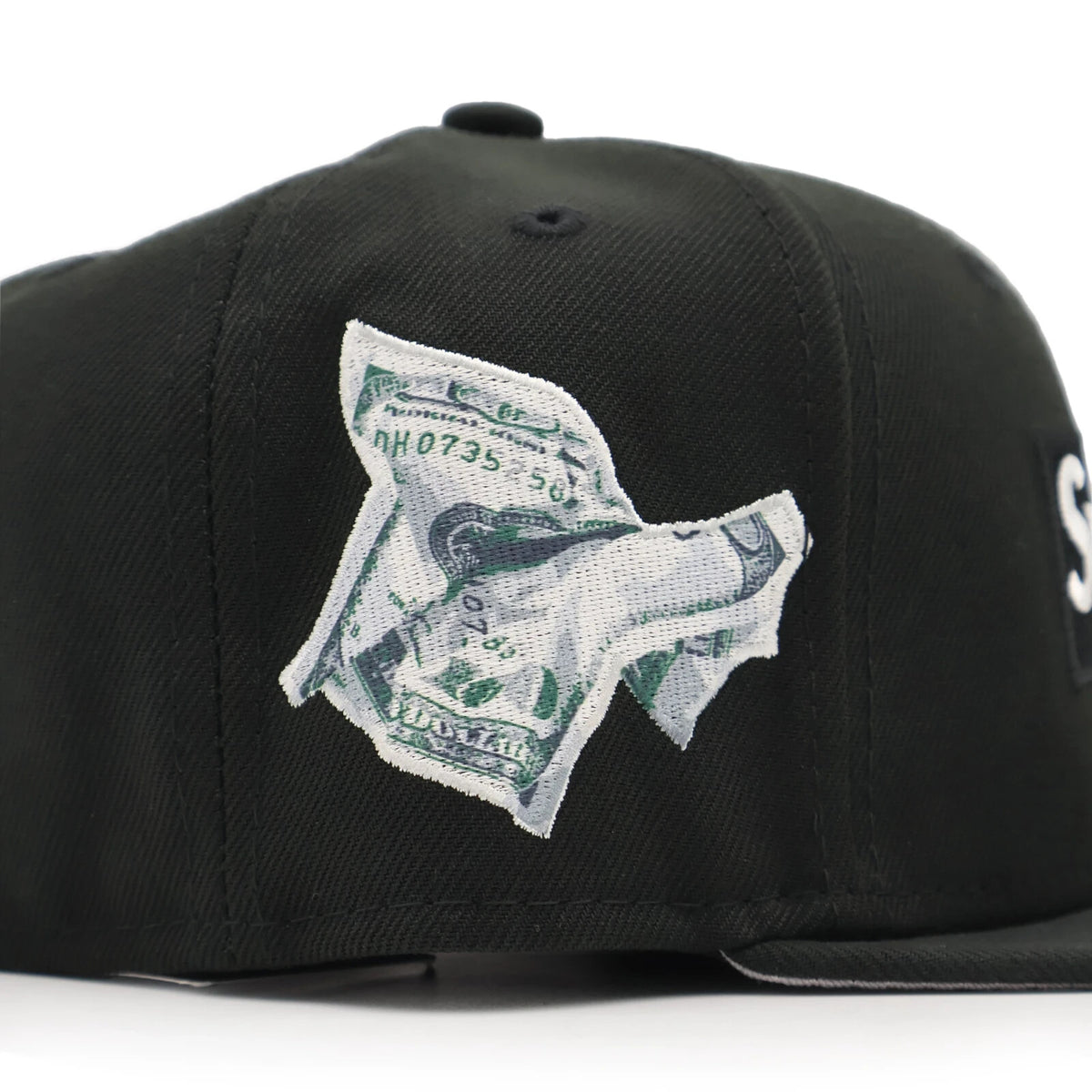Supreme Money Box Logo New Era Black