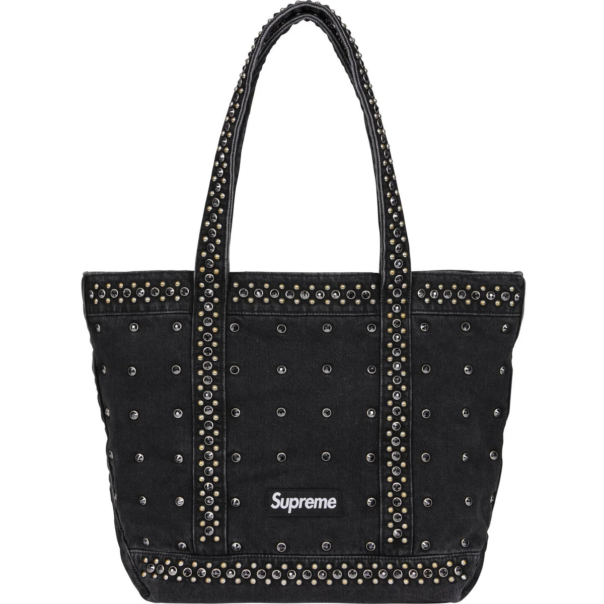 Supreme b.b. Simon Denim Tote Bag Black
