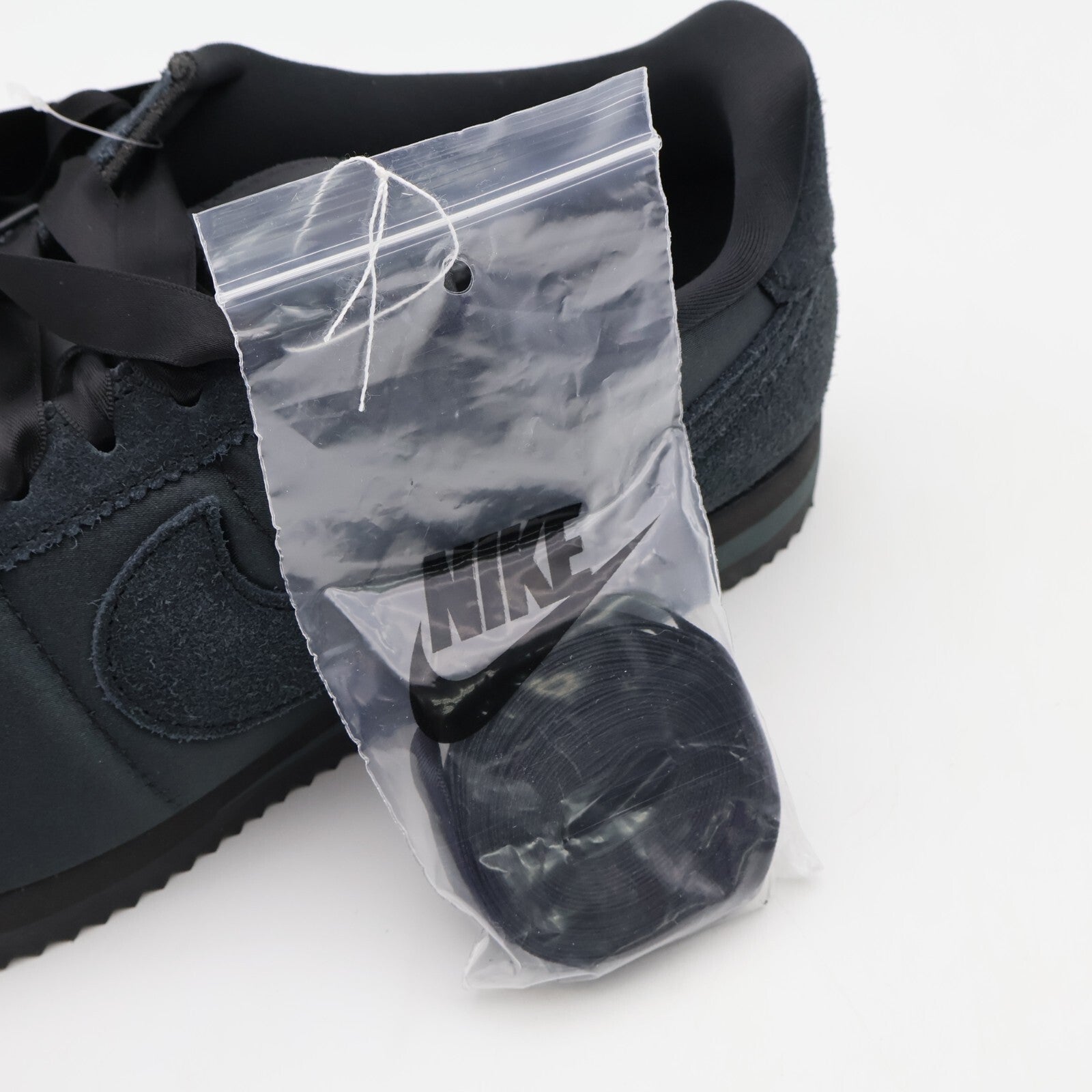FV5420-002 Nike Women's Cortez Black Satin (Women's)