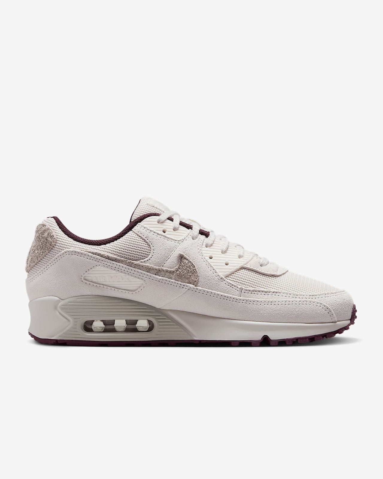 HQ1712-001 Nike Air Max 90 Phantom Burgundy Crush (Men's)